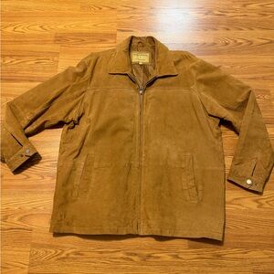 Boston Harbour Outdoorwear Men's Tan Suede Jacket XXL